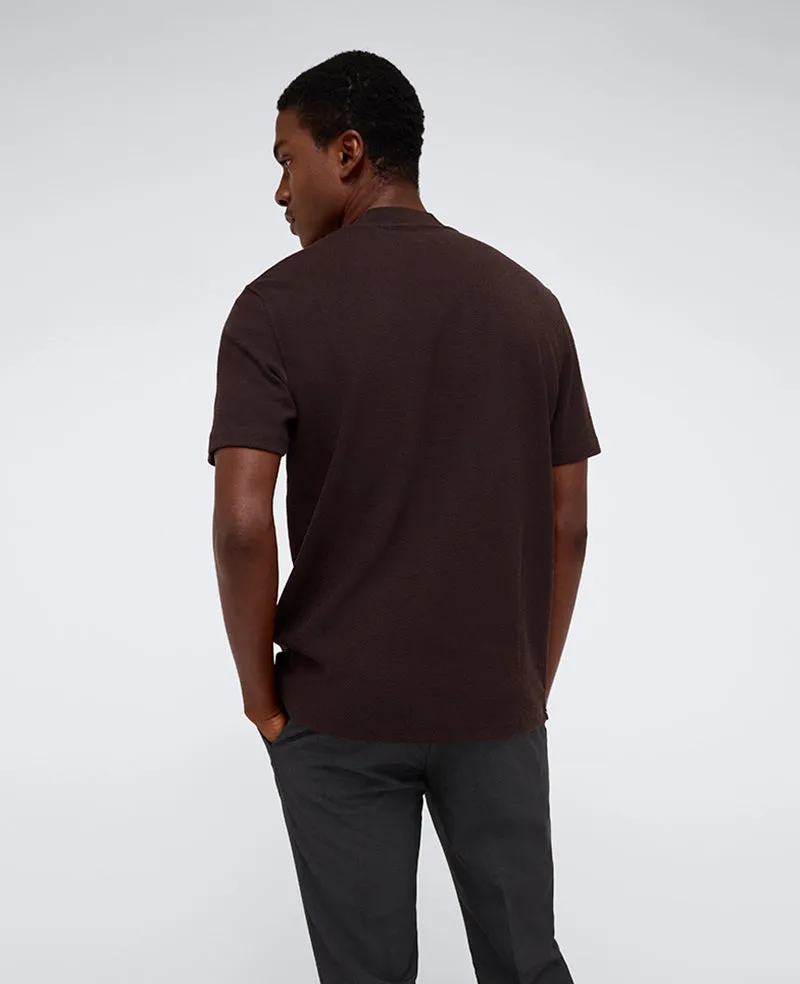 Performance Band-Collar Henley