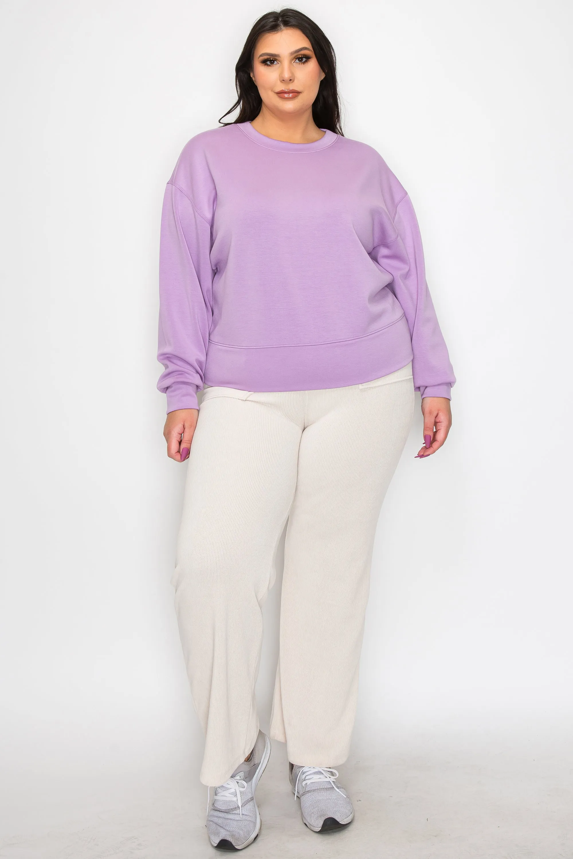 Plus Size Crewneck Sweatshirt