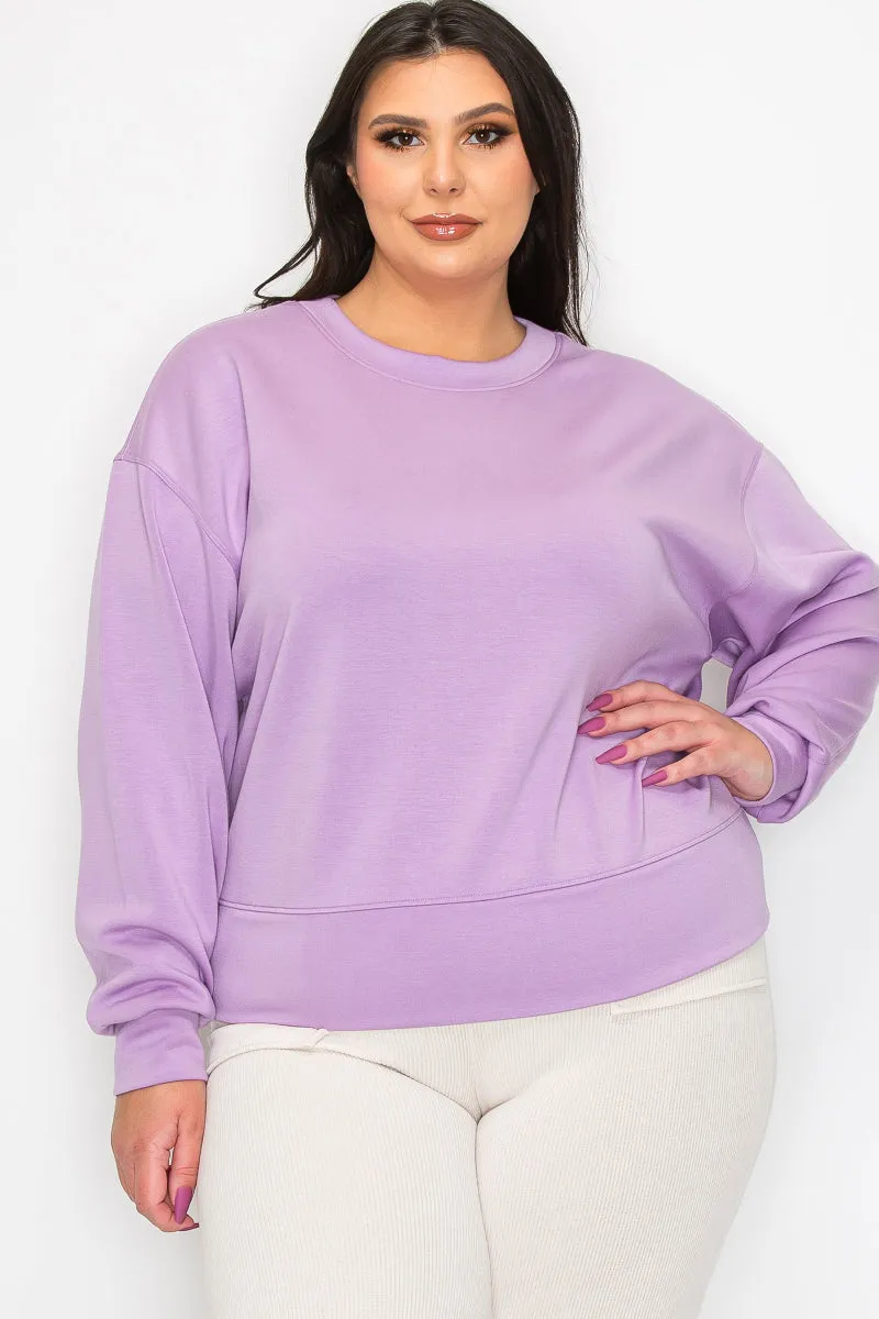 Plus Size Crewneck Sweatshirt