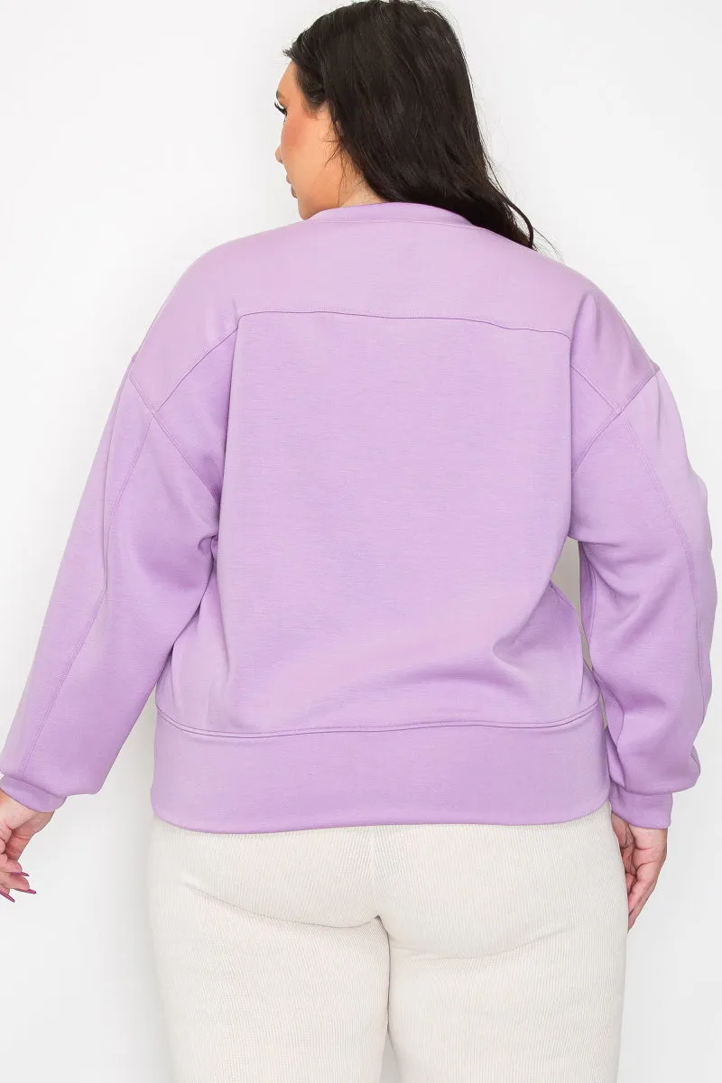 Plus Size Crewneck Sweatshirt