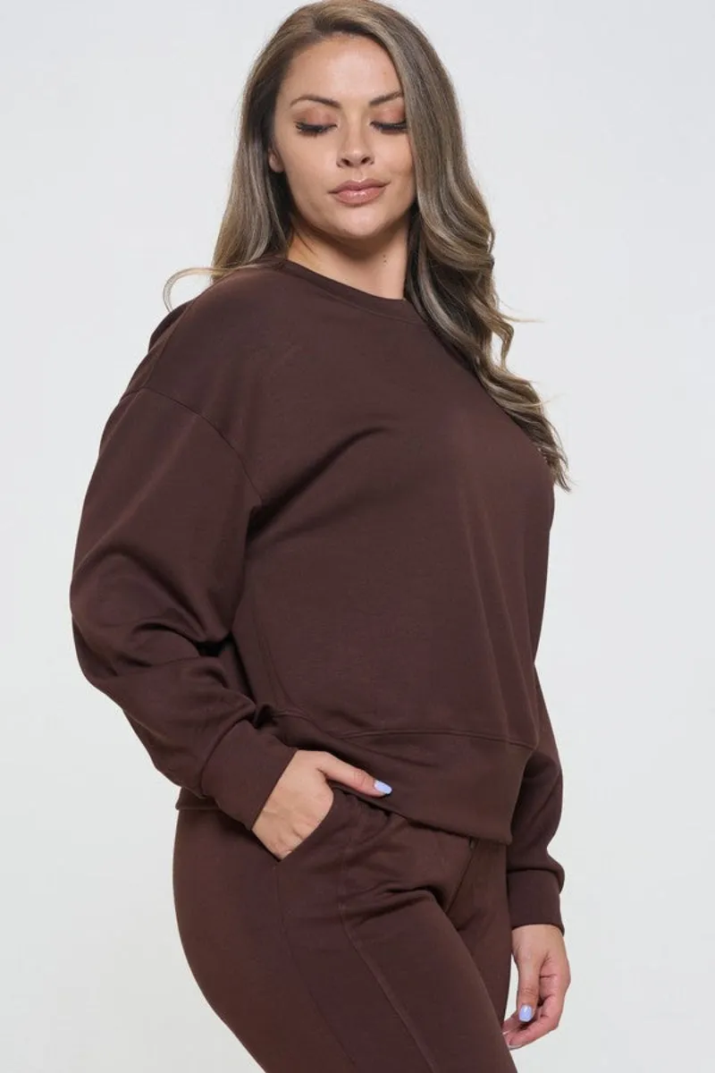 Plus Size Crewneck Sweatshirt