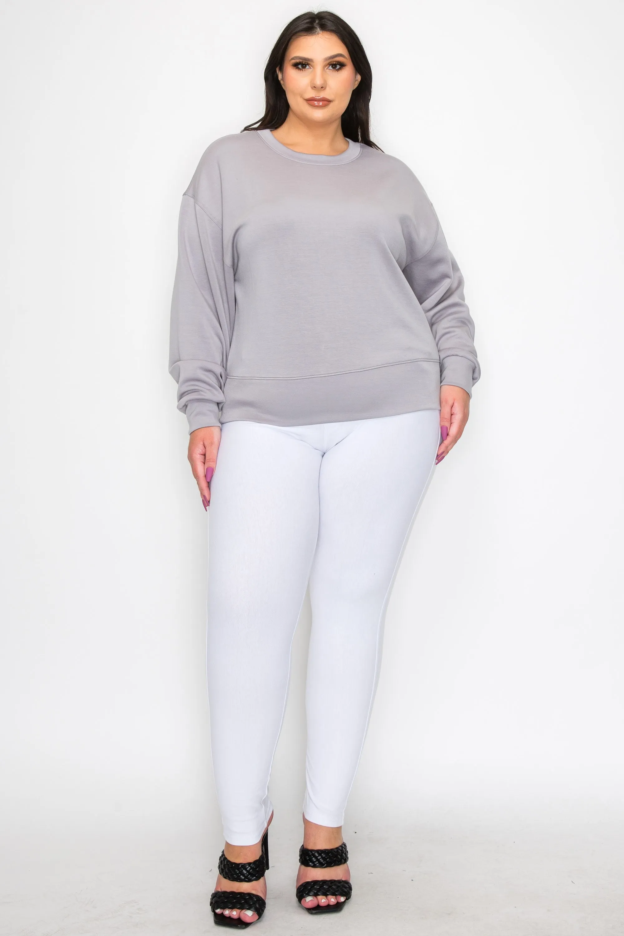 Plus Size Crewneck Sweatshirt