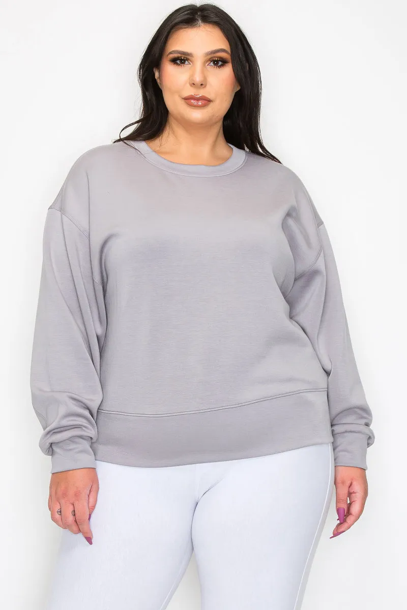 Plus Size Crewneck Sweatshirt