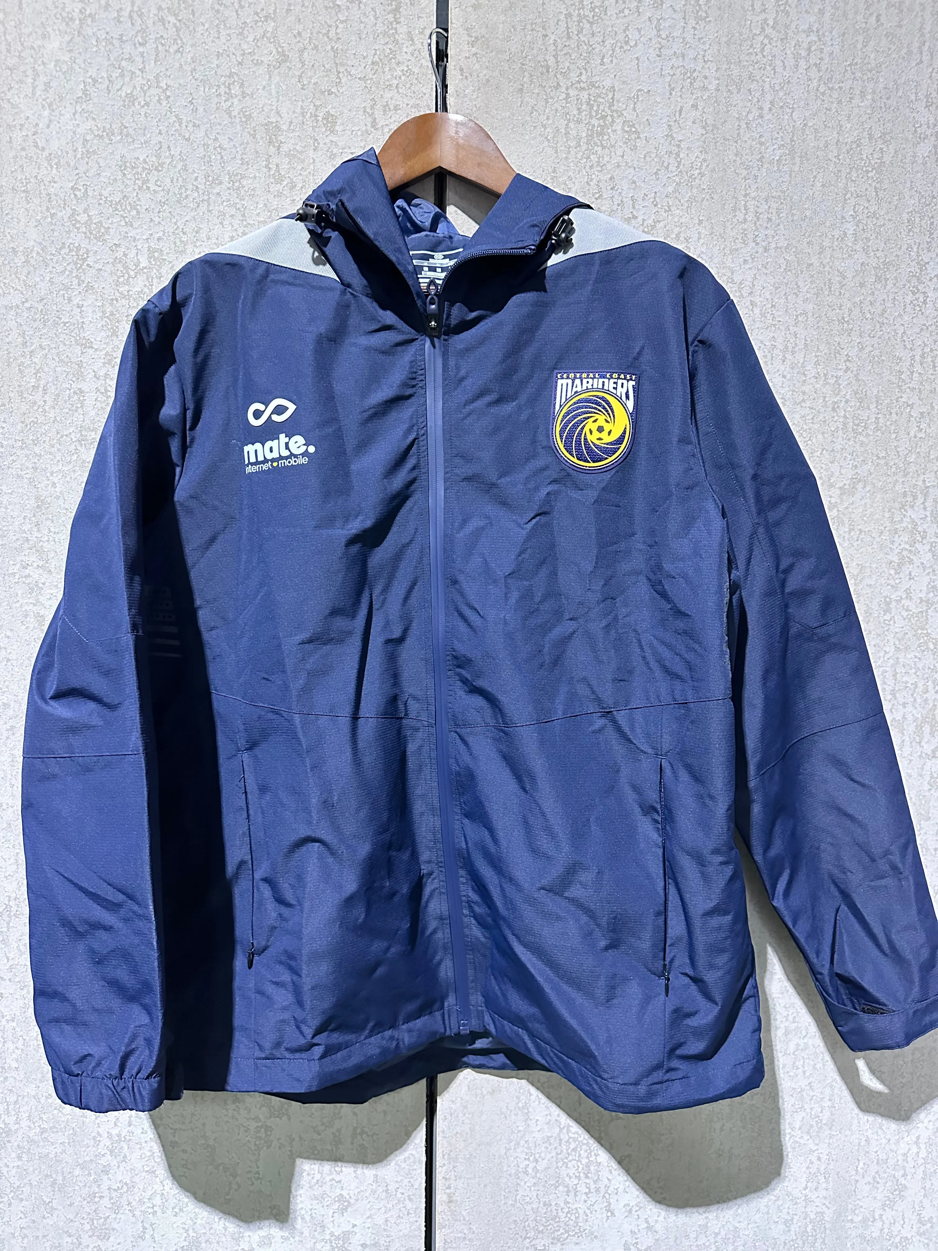 PRE LOVED CENTRAL COAST MARINERS COACHES ALL WEATHER JACKET