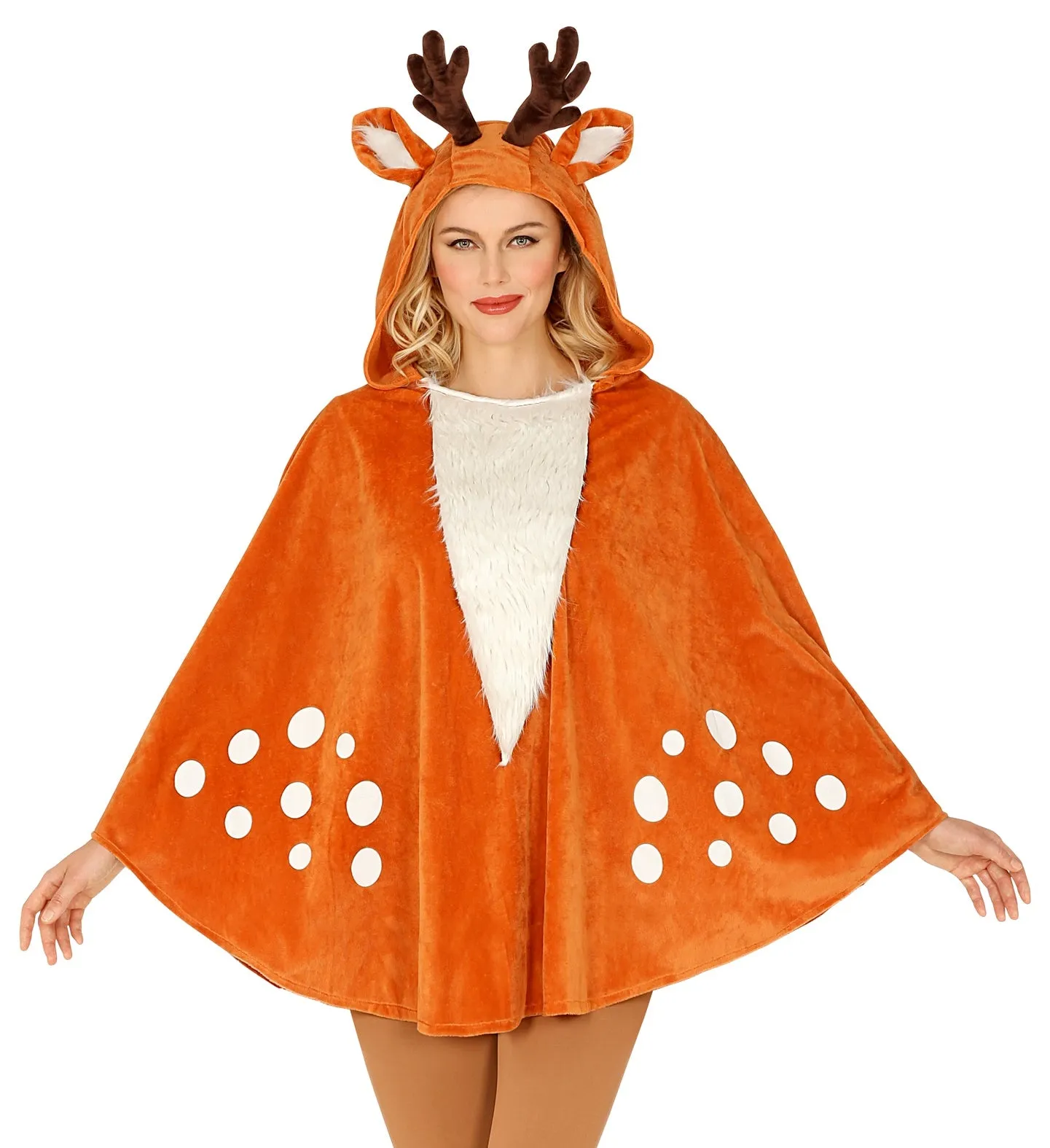 Reindeer Costume Poncho Adult