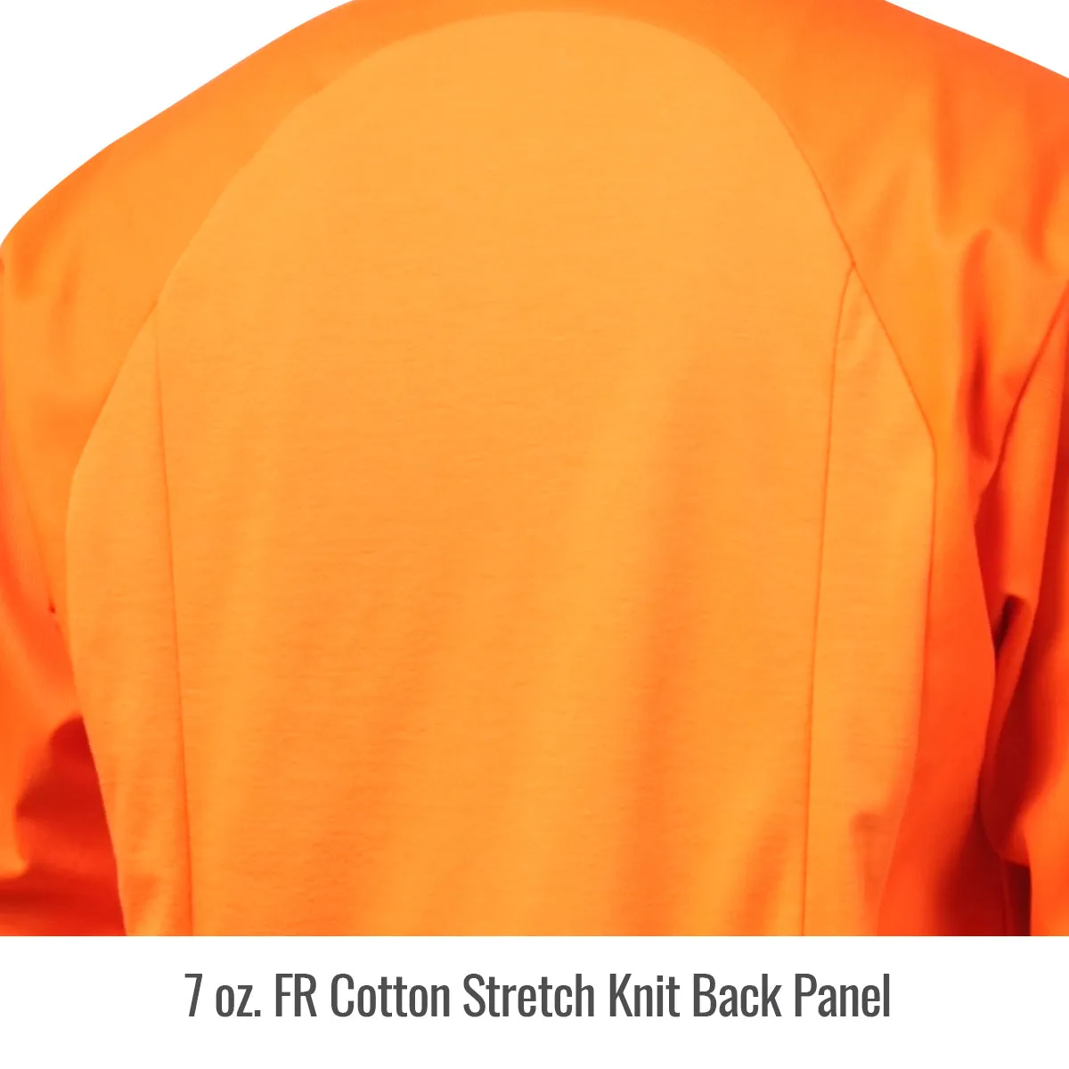 Revco JF1625-OR 32" Orange Stretch-Back FR Cotton Welding Jacket (1 Jacket)