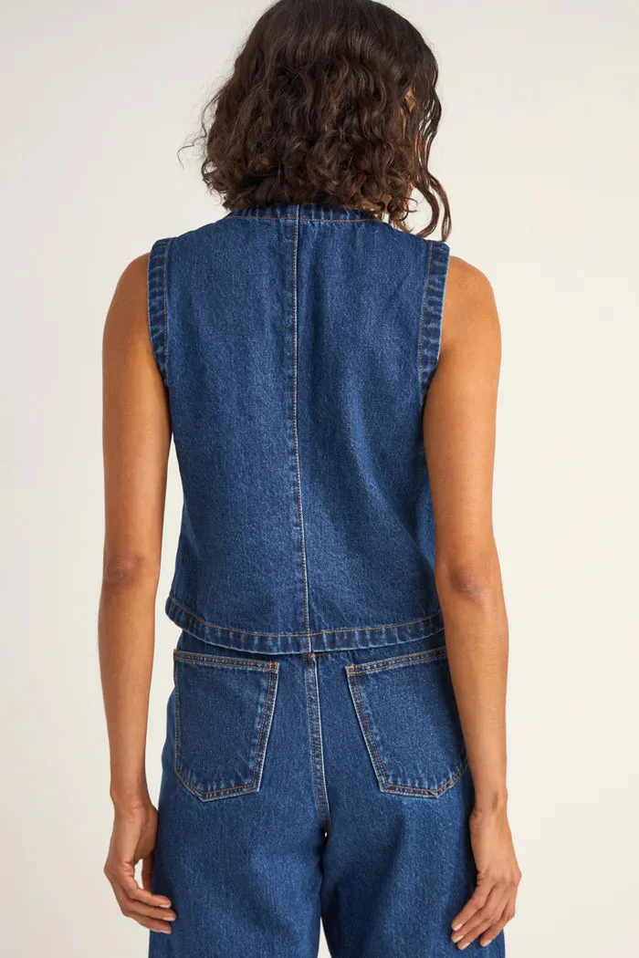 Rhythm Gia Denim Vest