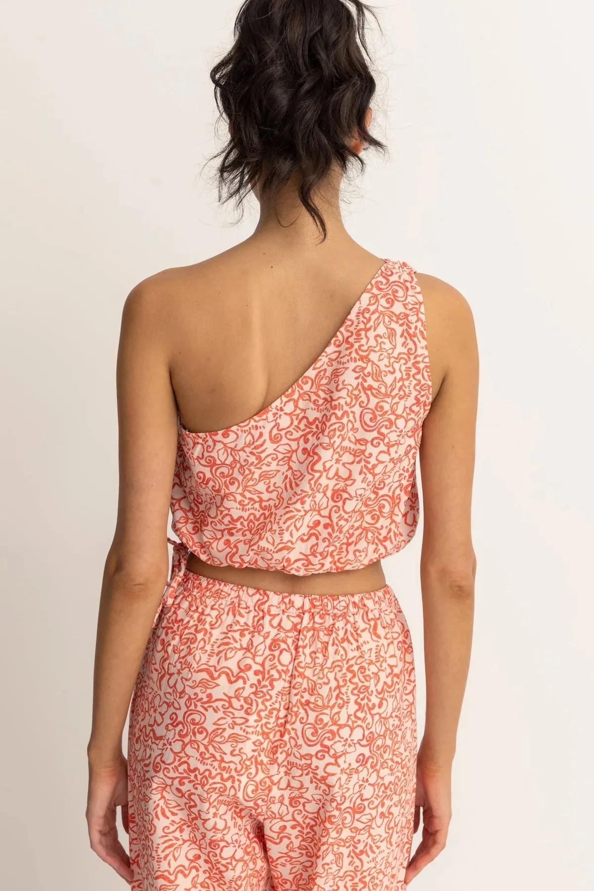 RHYTHM Islander Floral One Shoulder top