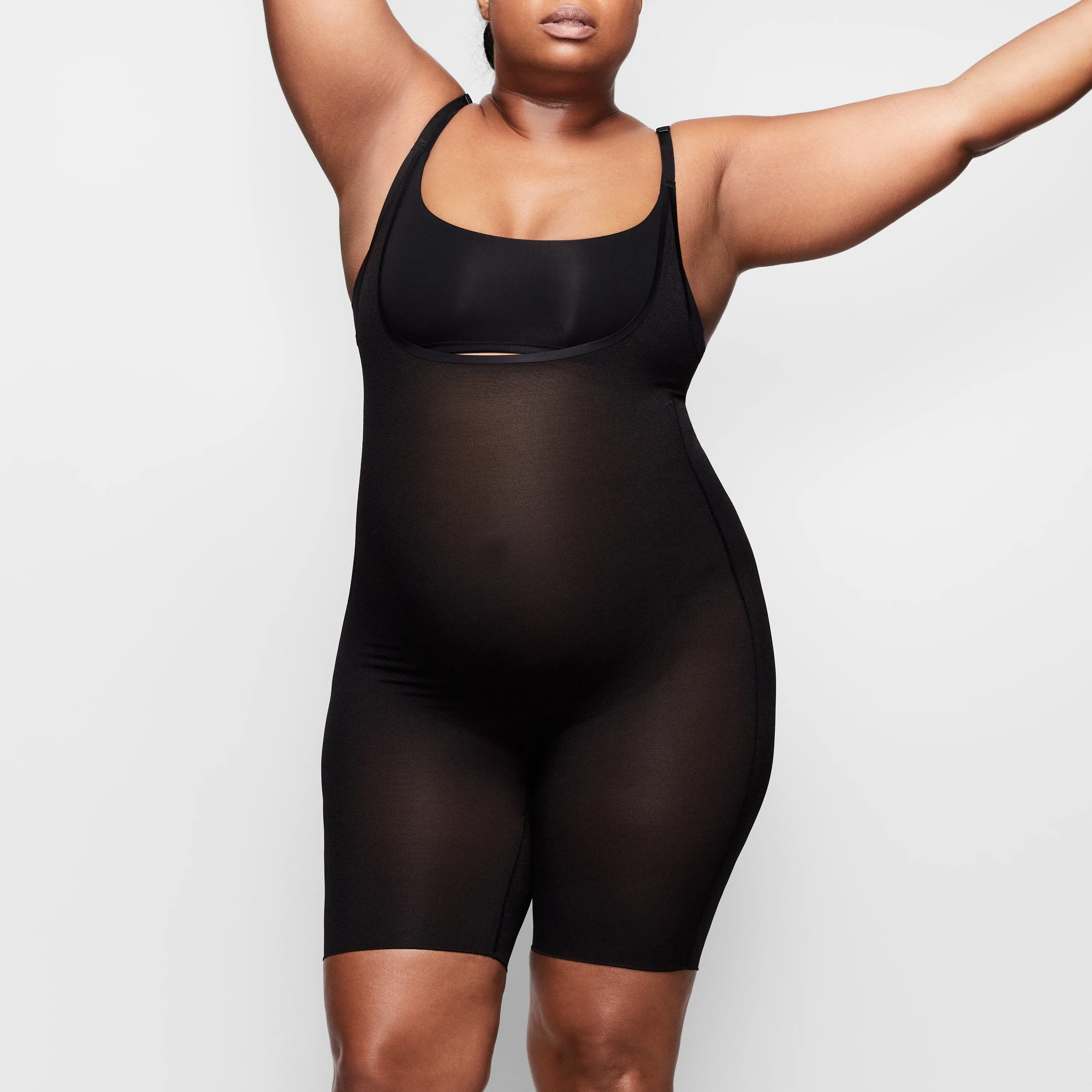 SHEER SCULPT BODYSUIT | ONYX