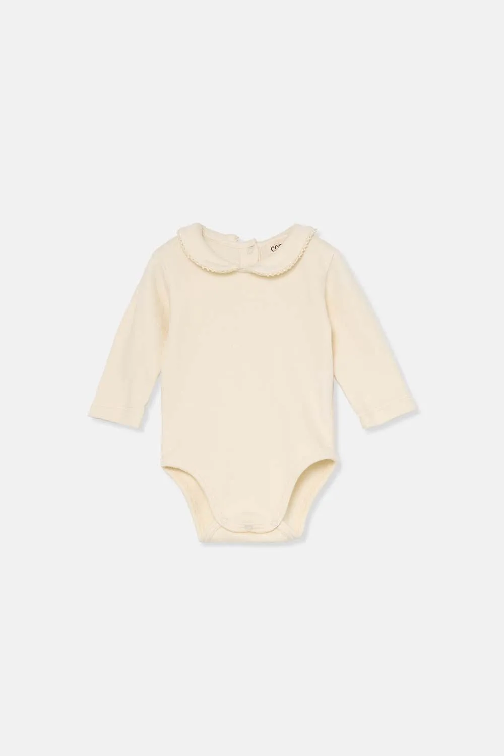 SOFT JERSEY NEWBORN LACE BODYSUIT