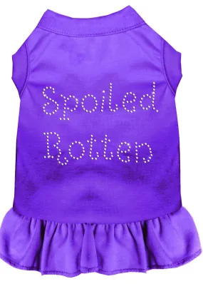 Spoiled Rotten Rhinestone Dress Purple Xs (8)