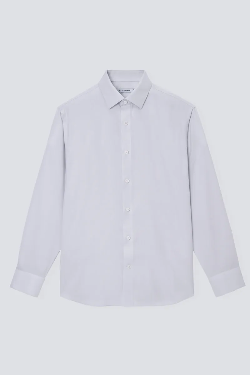 Supreme Cotton Twill Dress Shirt | Light Grey 16160N