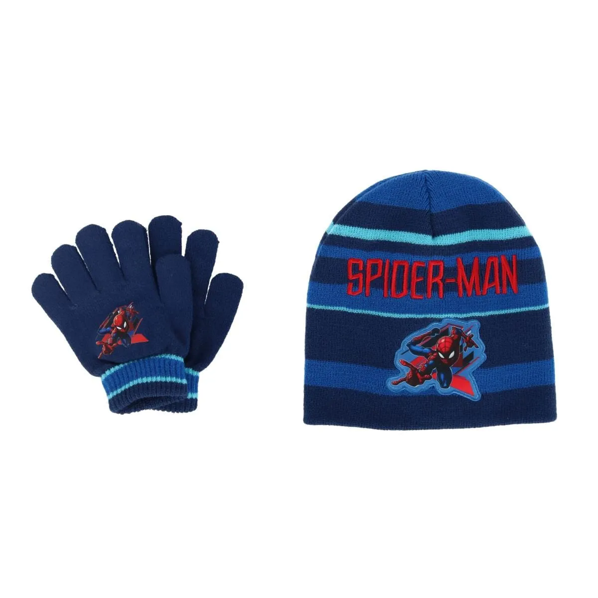 Textiel Trade Kids' One Size Fits Most Marvel Spider-Man Hat and Gloves Winter Set