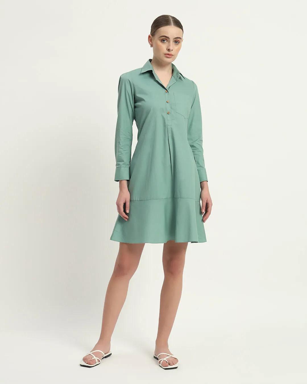 The Lyon Mint Cotton Dress