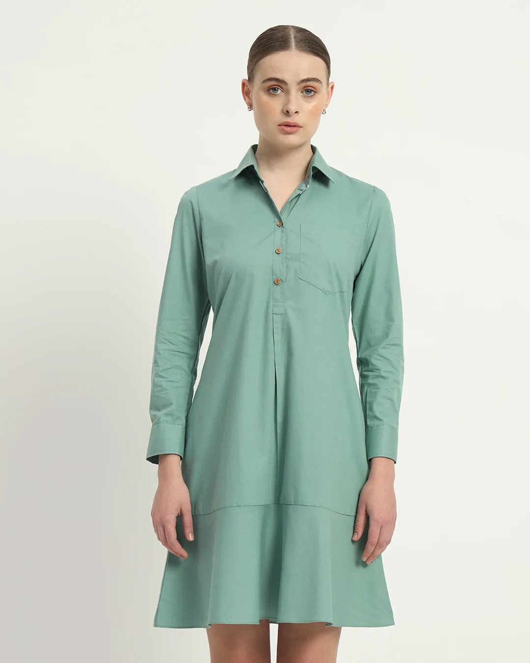 The Lyon Mint Cotton Dress