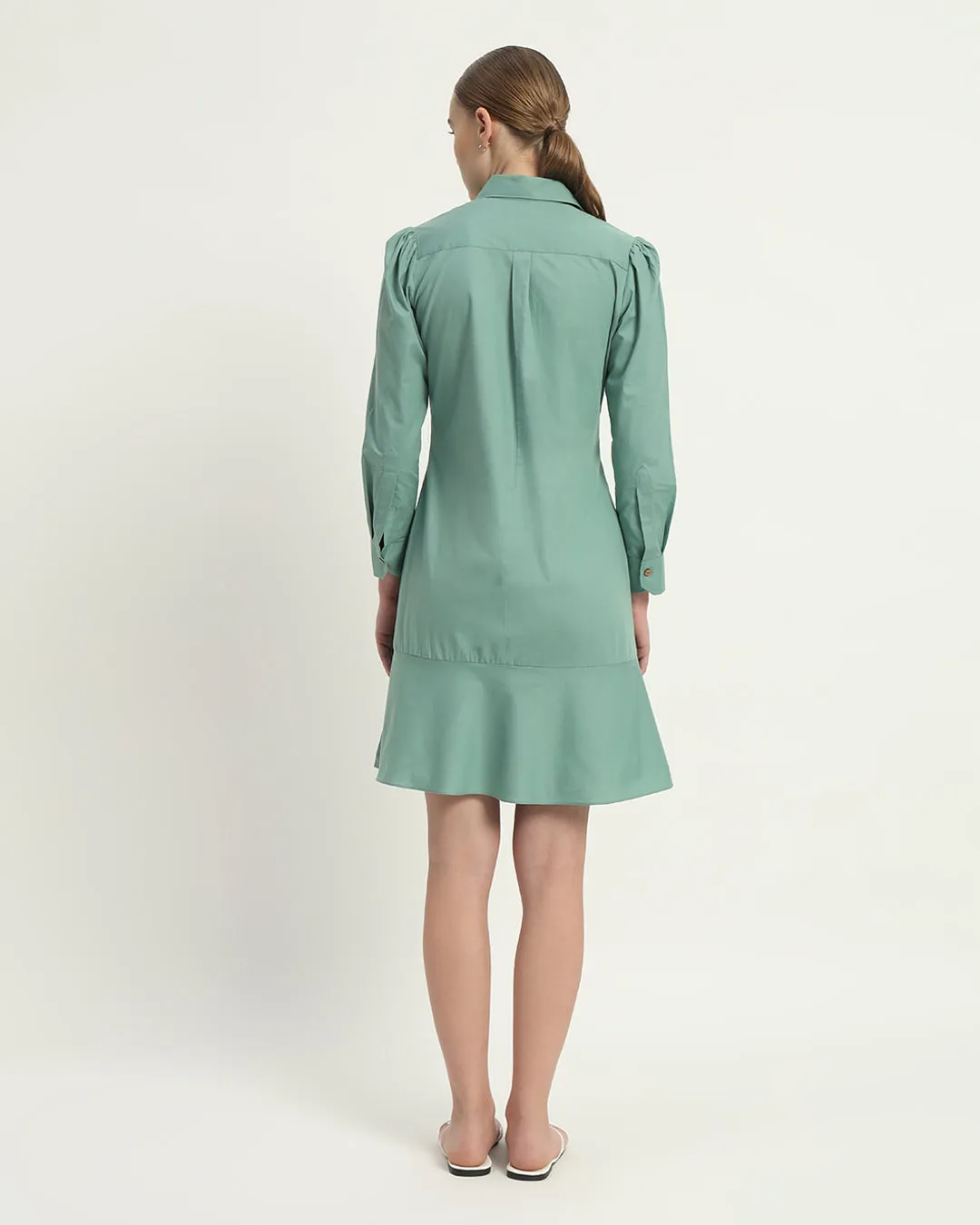 The Lyon Mint Cotton Dress