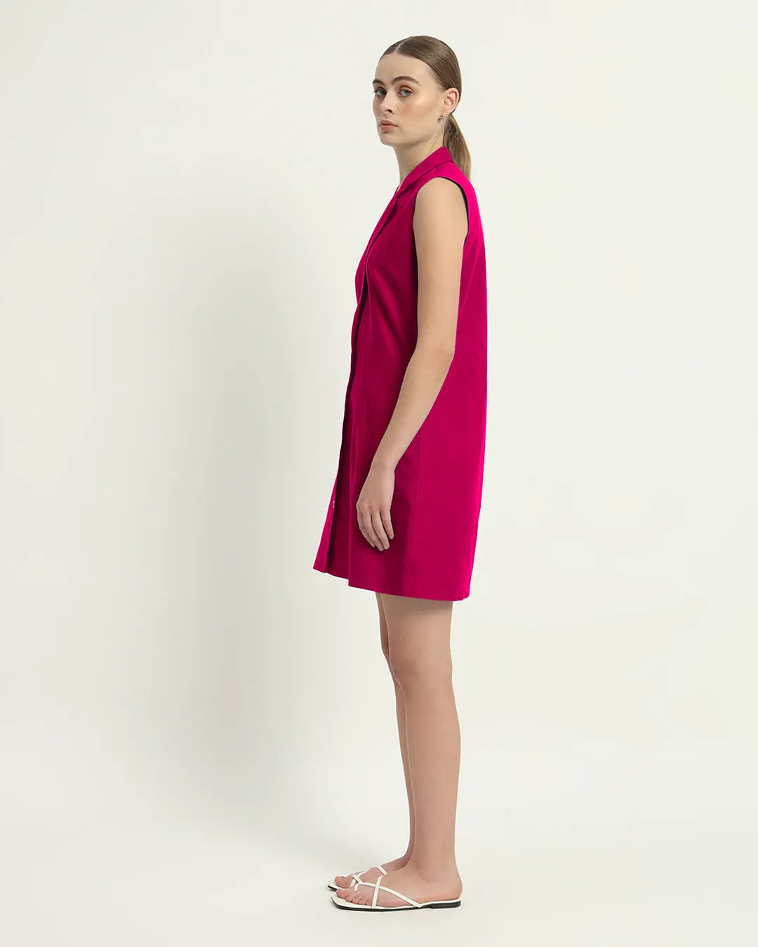 The Vernon Berry Cotton Dress