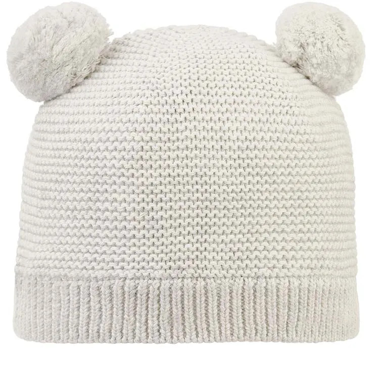 Toshi Snowy Beanie - Pebble