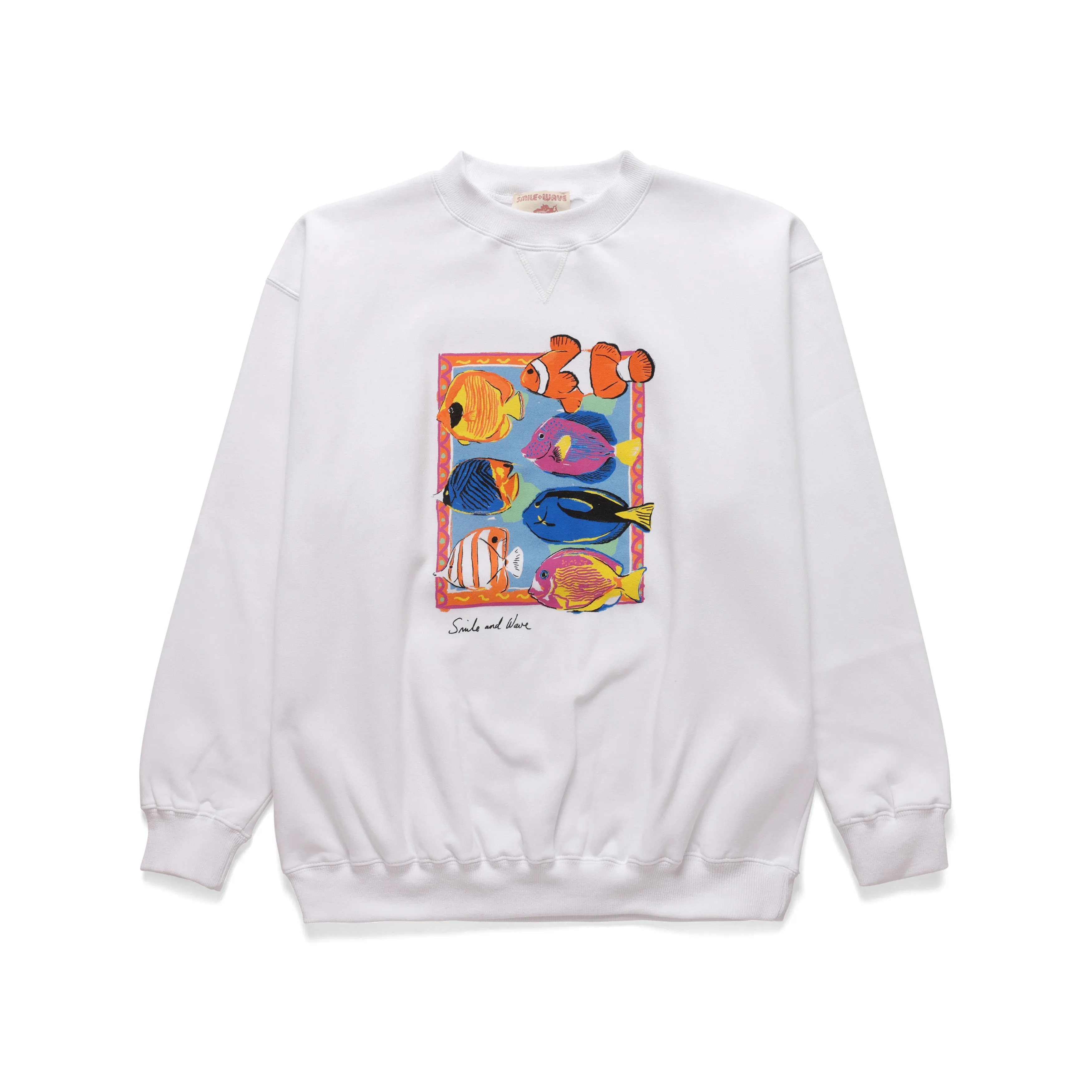 tropical crew neck jumper