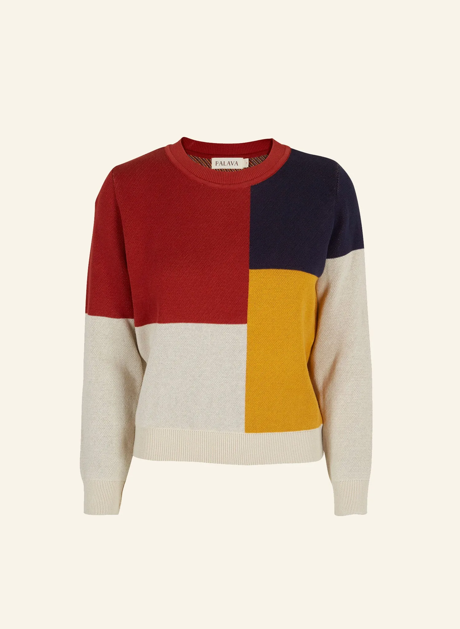 Unisex Esther - Red Bauhaus Jumper