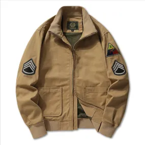 Varsity Bomber Jacket Rage Motorcycle Clothing Men's Autumn Vintage Overalls Jacket MA1 Air Force Pilot Jacket Military Uniform Baseball Uniform