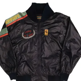 VINTAGE FORMULA 1 FERRARI CAMPIONE DEL MONDO BOMBER JACKET 1980S SIZE LARGE