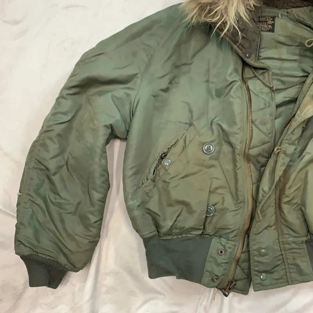 Vintage military flight jacket