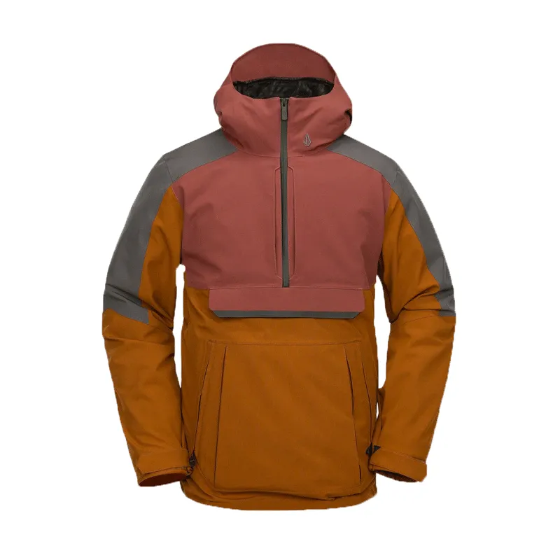 Volcom - Brighton Pullover Snowboard Jacket - Caramel NEW FOR 2025