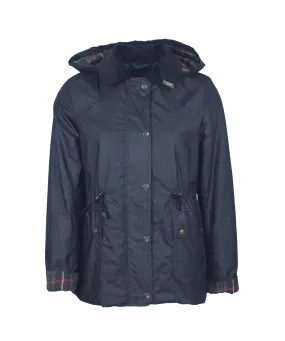 W307 - Women's Breathable/Waterproof Wax Jacket - NAVY