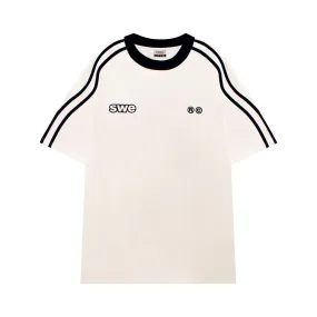 WAVELINES TEE - CREAM