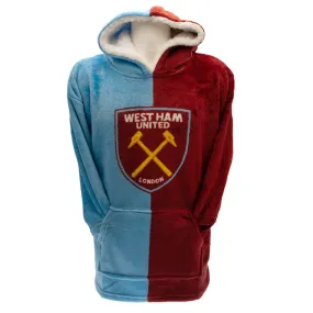 West Ham United FC Poncho Blanket for Adults