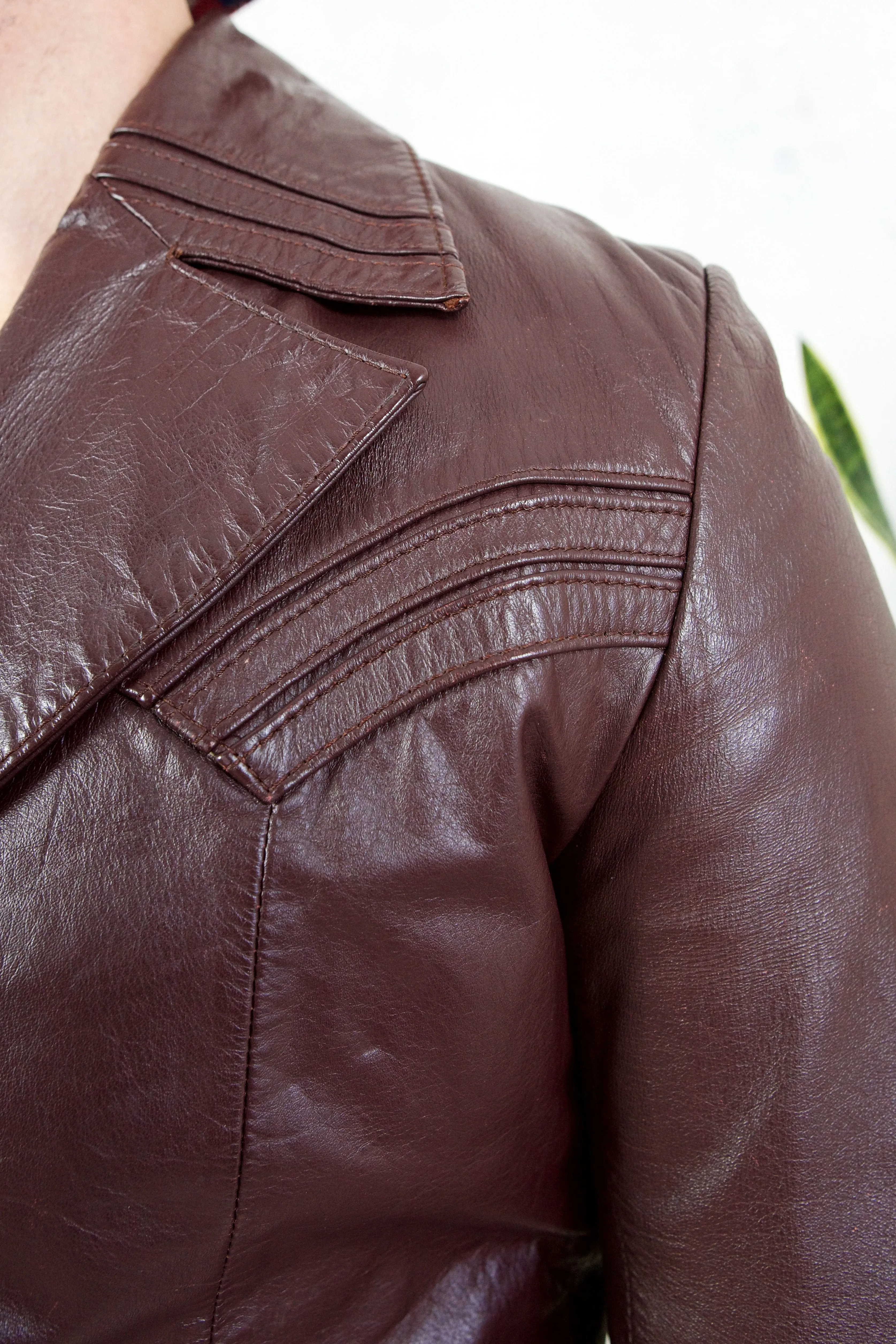 Whiskey Leather Dragster Jacket