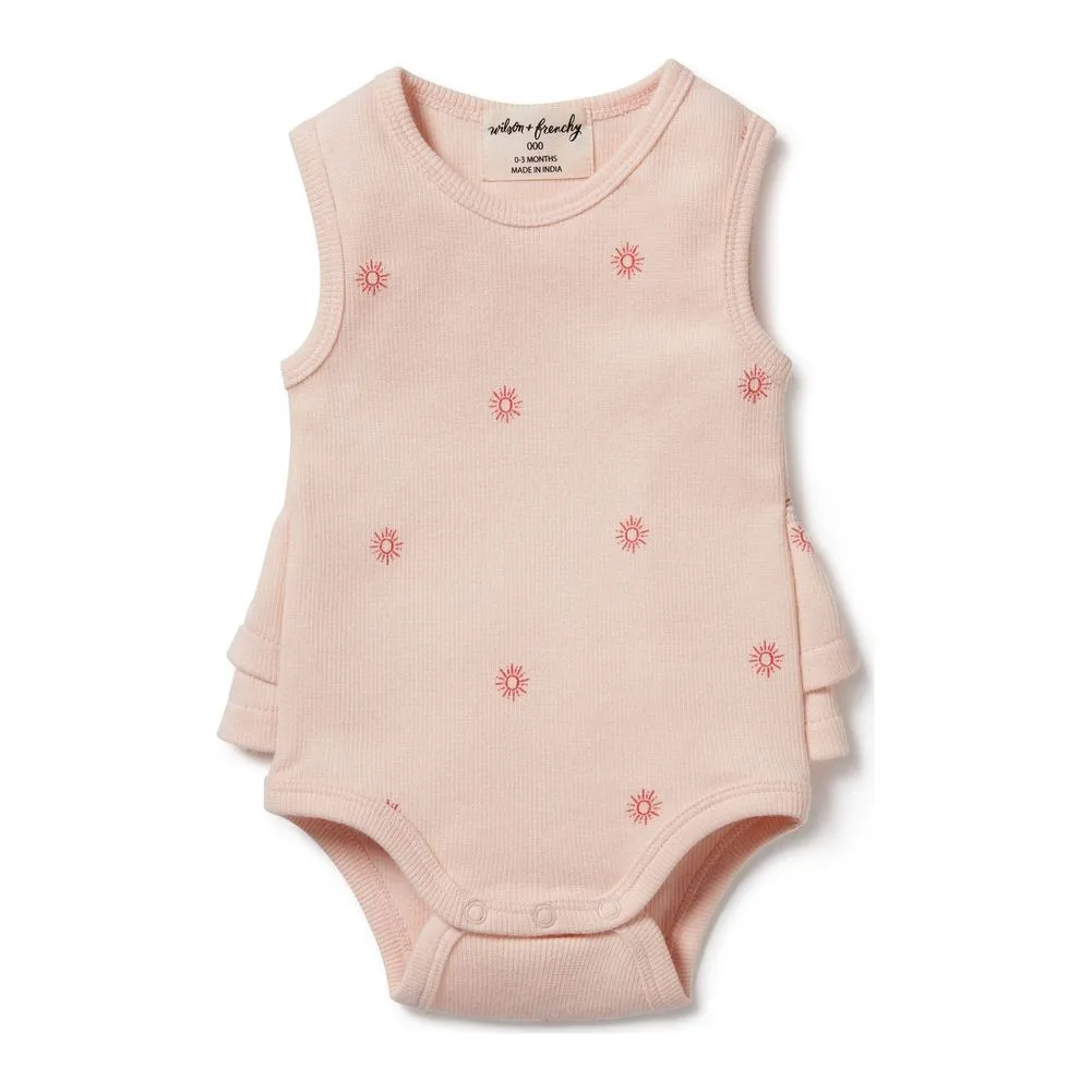 Wilson Frenchy Organic Ruffle Bodysuit