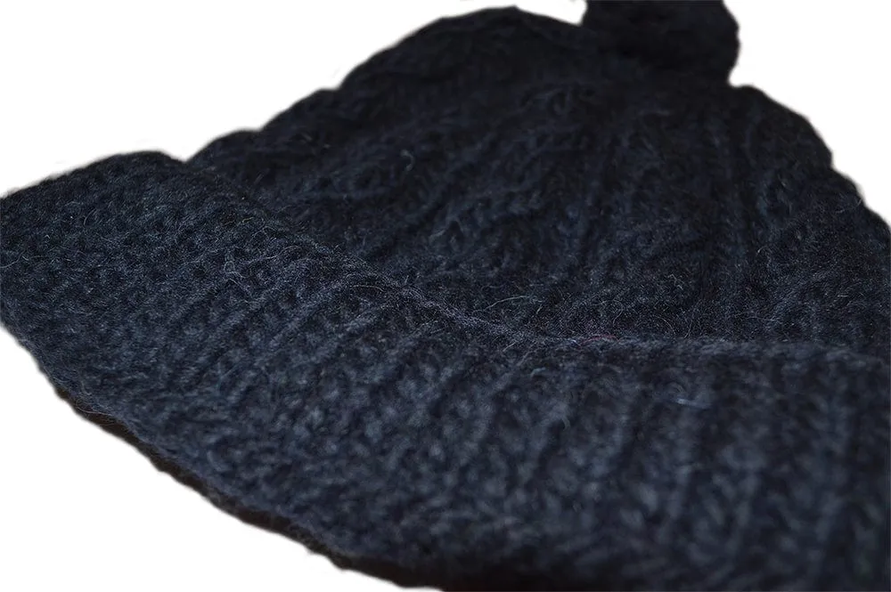 Women's Cable Knit Alpaca/Wool Beanie