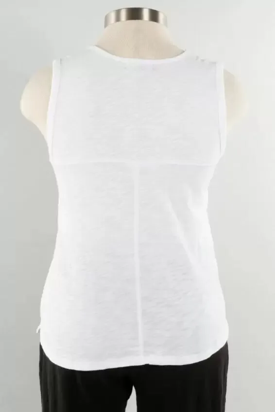 Women's Habitat | Pieced All Cotton Tank Top | White