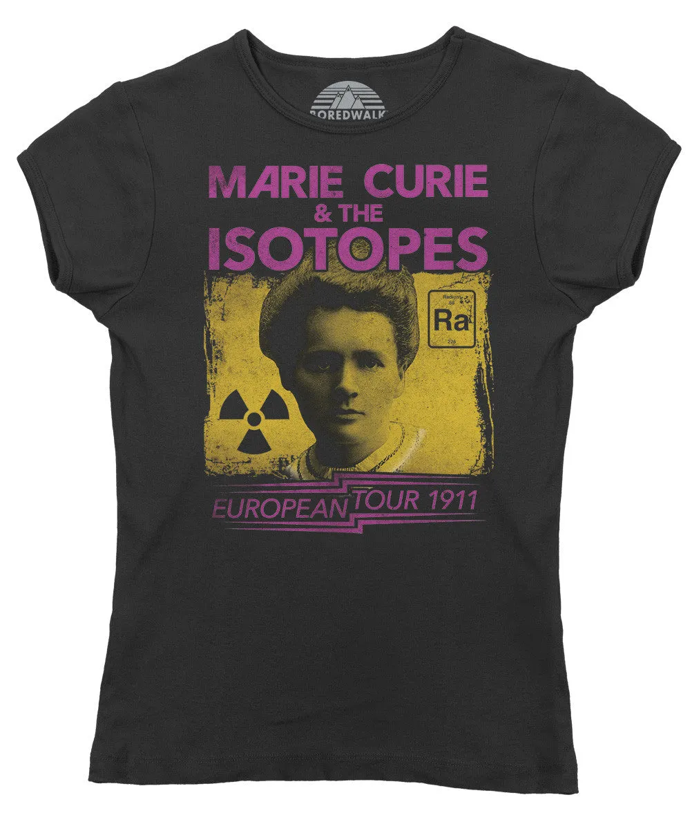 Women's Marie Curie European Tour T-Shirt - Scientist Shirt